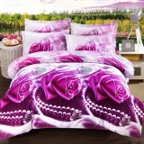 Latest 5D Printed Rose Bedding Sets