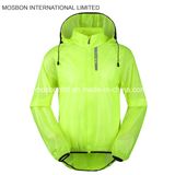 Fluorescent Cycling Rain Jacket/Fodable Jacket