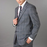100% Wool 2-Button Men's Business Suit (MTM130031)