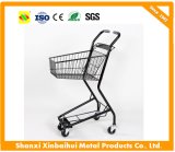 Double Supermarket Handcart Shopping Trolley