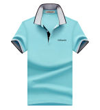 Hot Sale Fashion Men Print Golf Sport Polo T Shirt