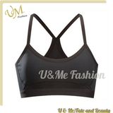 Womens Fitness Yoga Made of Wicking Fabric Athletic Sport Bra Set