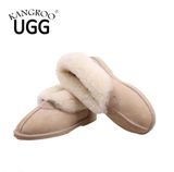 Classic Sheepskin Casual Men Shoes for Winter in Sand