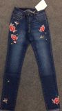 Hot Sale United States Fashion Wind Flowers Embroidered Jeans