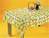 Cheap New Design Vinyl Table Cloth Plastic Transparent, PVC Clear Printed Tablecover