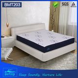 OEM Compressed Roll up Mattress 25cm High with Gel Memory Foam and Knitted Fabric Zipper Cover