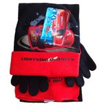 Fashion Leather Wool Warm Gloves