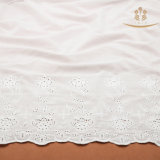 H10017 Flower High Quality Cotton Elastic Lace Fabric