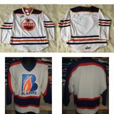 Whl Kamloops Blazers 100% Embroidery Goalit Cut Ice Hockey Jerseys