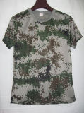 Customize 100% Polyester Dry Fit Man Camo T-Shirt Printing