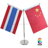 Custom Fabric Award Bunting Polyester National Dest Table Flag (SS-TF10)