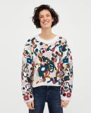Ladies Embroidered Sweater with Sequins