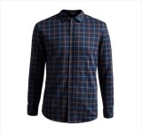 OEM Latest Design 100% Cotton Plaid Printing Shirts for Men