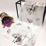 2017new 100%Silk Satin Water-Ink Kapot Print Scarf