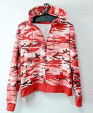 Ladies' Zipper Hoody with Fashion Camouflage Color