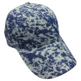 6 Panel Baseball Cap with Floral Fabric Bb120