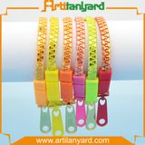 Promotional Colorful Zipper Bracelet with Gift