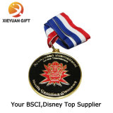Custom Gold Metal Medal with Ribbon Cheap Wholesale