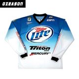 Wholesale Sportswear Heat Transfer Custom Design Fishing Jerseys