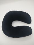Black Fleece 45D Memory Foam U-Shape Pillow/Travel