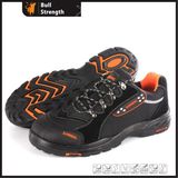 Cow Suede Leather Safety Shoes with New PU/Rubber Sole (SN5462)