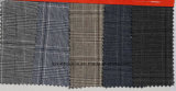 Business Style Checked Linen Fabric Pocket Square
