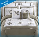 Hotel Collection Microfiber 7PCS Comforter Bed Linen