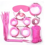 Sex Game Toys Love Restraints Leather Bondage Kits 7PCS Set