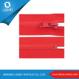 5# Red Plastic Zipper for Rain Coat