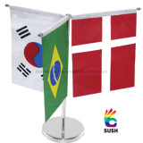 Custom Fabric Award Bunting Polyester National Dest Table Flag (SS-TF11)