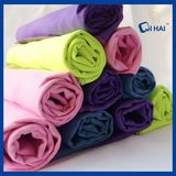 20% polyamide 80% Polyester Blue Solid Color Microfiber Suede Towel