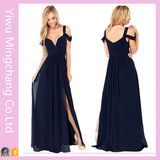 Plus Size Lady Sexy Spaghetti Strap Chiffon Prom Dress