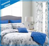 Sky Blue Floral Colleciton Cotton Duvet Cover Set