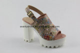 Block Heel Sandal Lady High Heel Shoes for Fashion