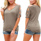Fashion Women Leisure Casual Sexy V-Neck T-Shirt Clothes Blouse