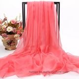 Cheap High Quality Chiffon Plain Color Scarf (HWBPS093)