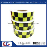 Black/Green Grid Design Reflective Conspicuity Tape (C3500-G)