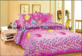 Poly/Cotton Queen Size Quality Lace Home Textile Bed Sheet