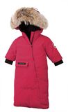 Baby Down Jacket with Fur Hoody