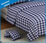 Dorm-Essentials Purple Plaid Cotton Duvet Cover Set