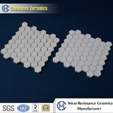 China Manufacturer Alumina Ceramic Hexagonal Sheet as Wear Resistant Linings