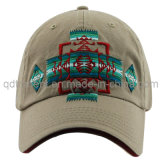 Washed Joint Embroidery Sandwich Twill Sport Baseball Cap (TMB9041)