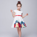 Kid Girl's Dress Vintage Floral Party Formal Dress Embroidery Dress