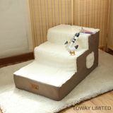 Coral Velvet Dog Sponge Stairs Washable PU Pet Cushion