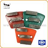 Three Segment Bars Trapezoid Diamond Grinding Shoes for Concrete