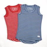 Merino Wool Kid's Striped Singlet Top