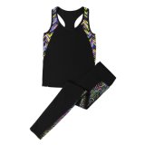 Wholesale of Ladies Tank and Pants for Sportwear Yoga Set