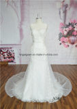 New Style High Quality Lace Wedding Gown with Detachable Train