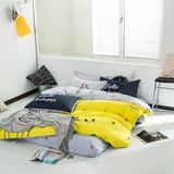 Home Textile Bedroom Duvet Cover and Bed Sheet Bedding Set