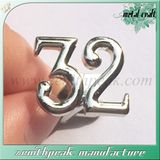 Promotional Silver Plating Metal 32 Number Cufflinks